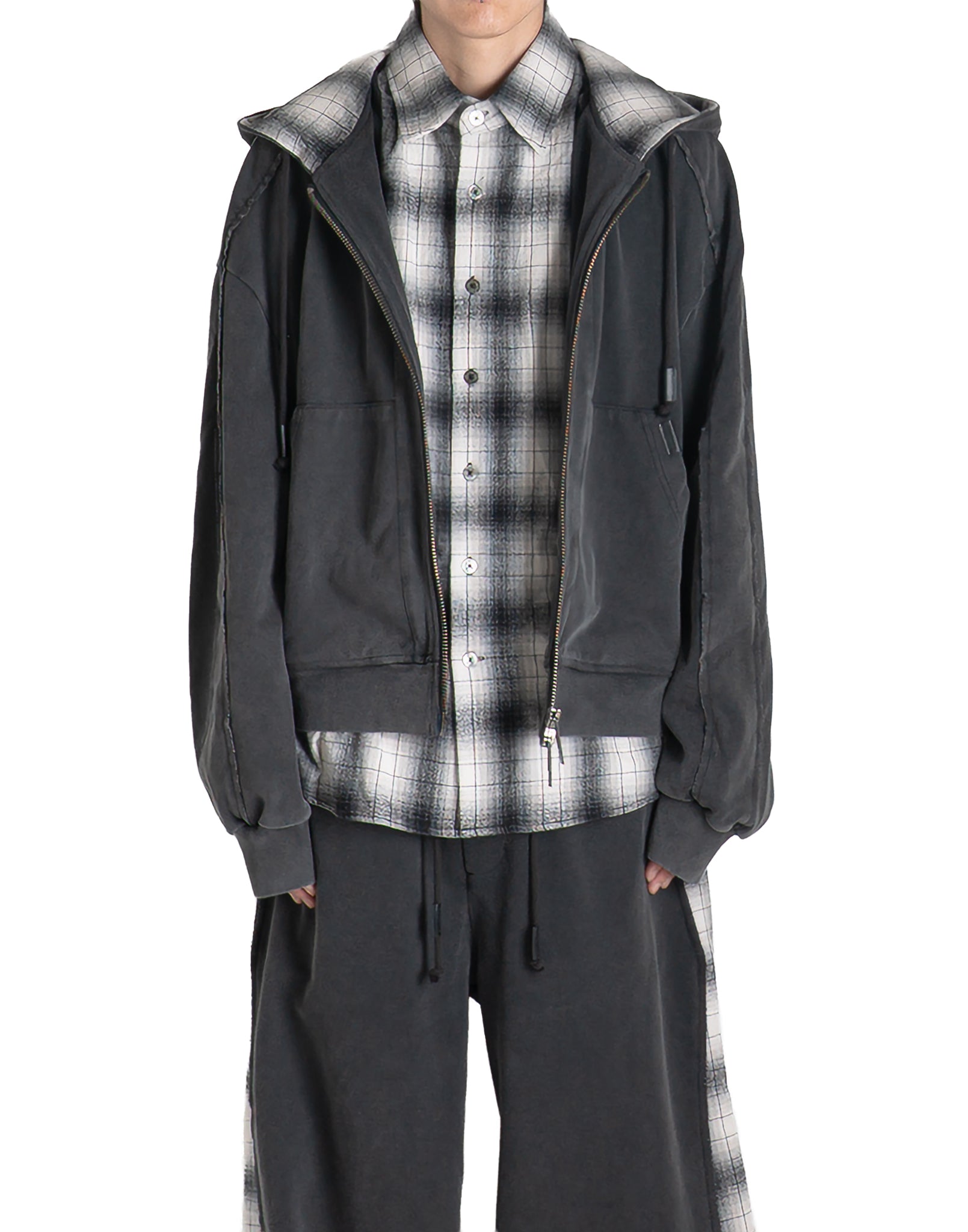 FENG CHEN WANG - TWO-IN-ONE HOODIE - 082plus