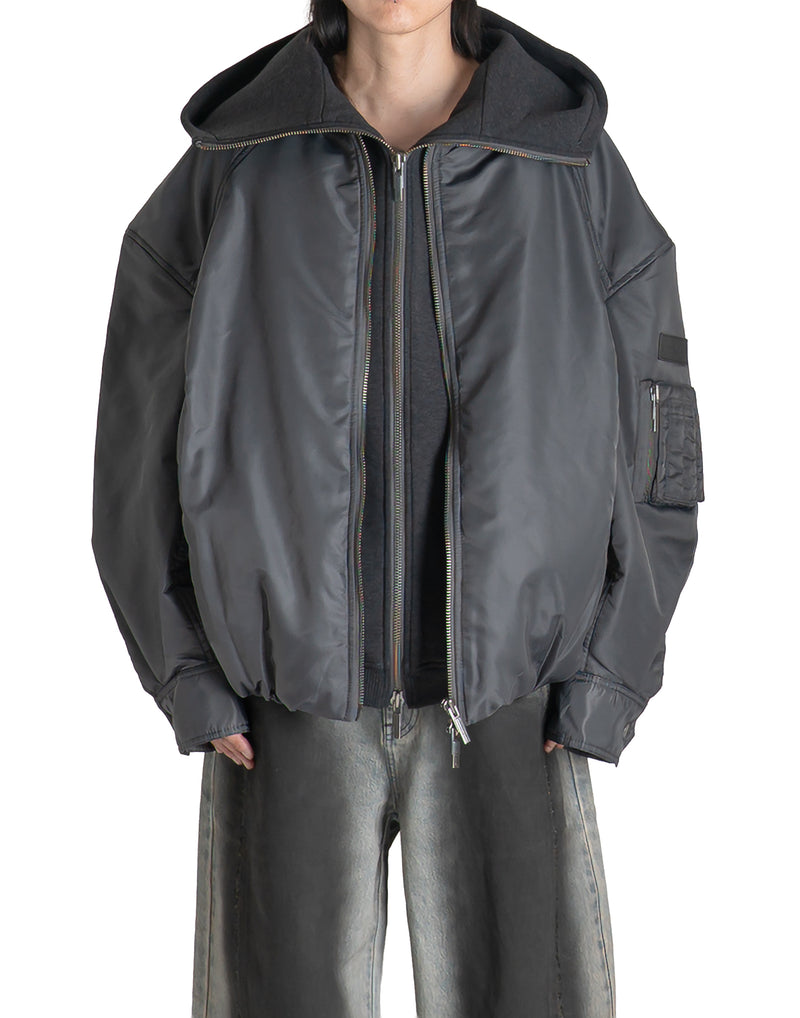 FENG CHEN WANG - TWO-IN-ONE NYLON PADDED JACKET - 082plus