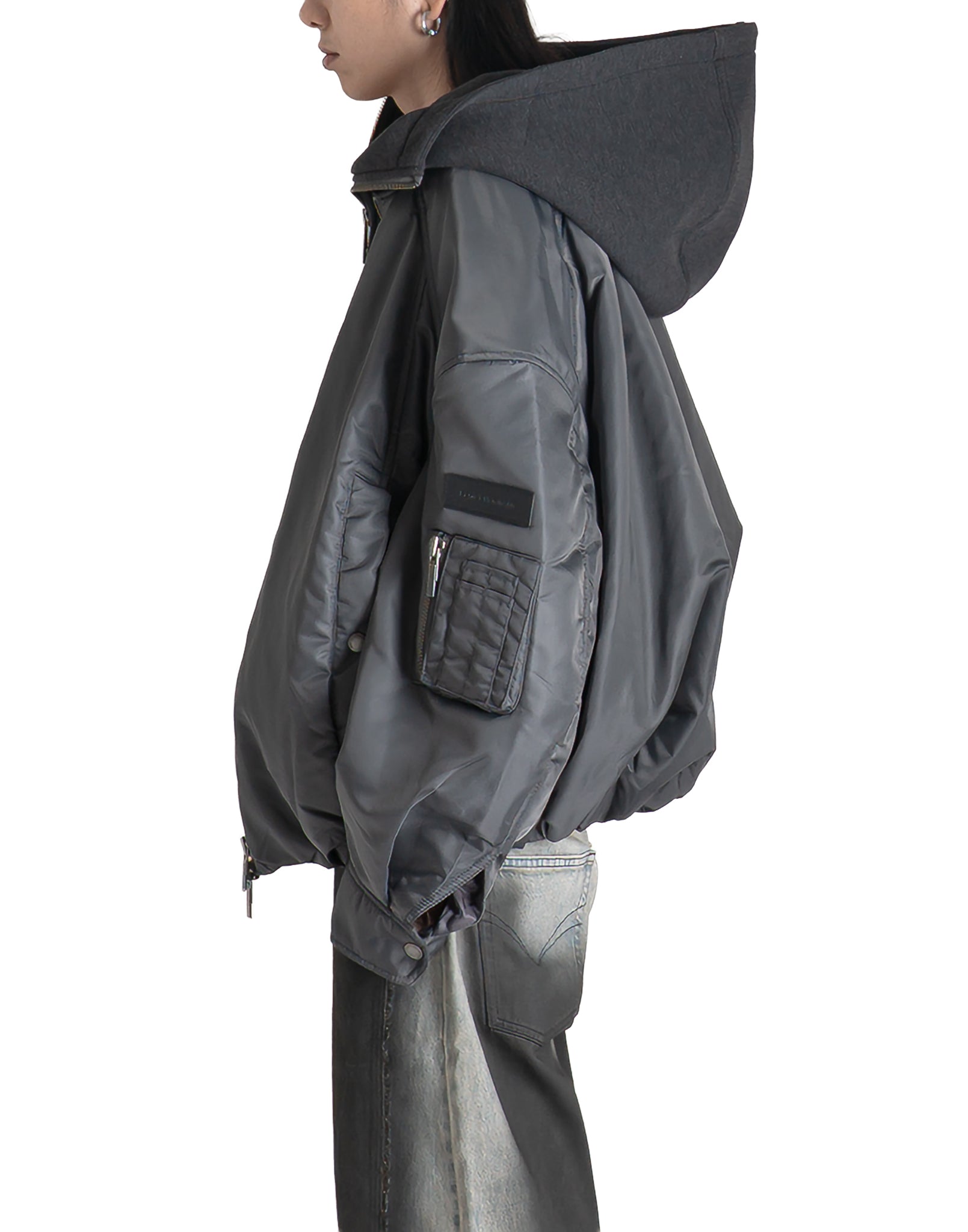 FENG CHEN WANG - TWO-IN-ONE NYLON PADDED JACKET - 082plus
