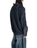 FENG CHEN WANG - 2-IN-1 STRIPED PATCHWORK SWEATSHIRT - 082plus