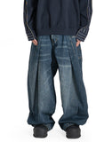FENG CHEN WANG - DECONSTRUCTED DENIM PANTS - 082plus