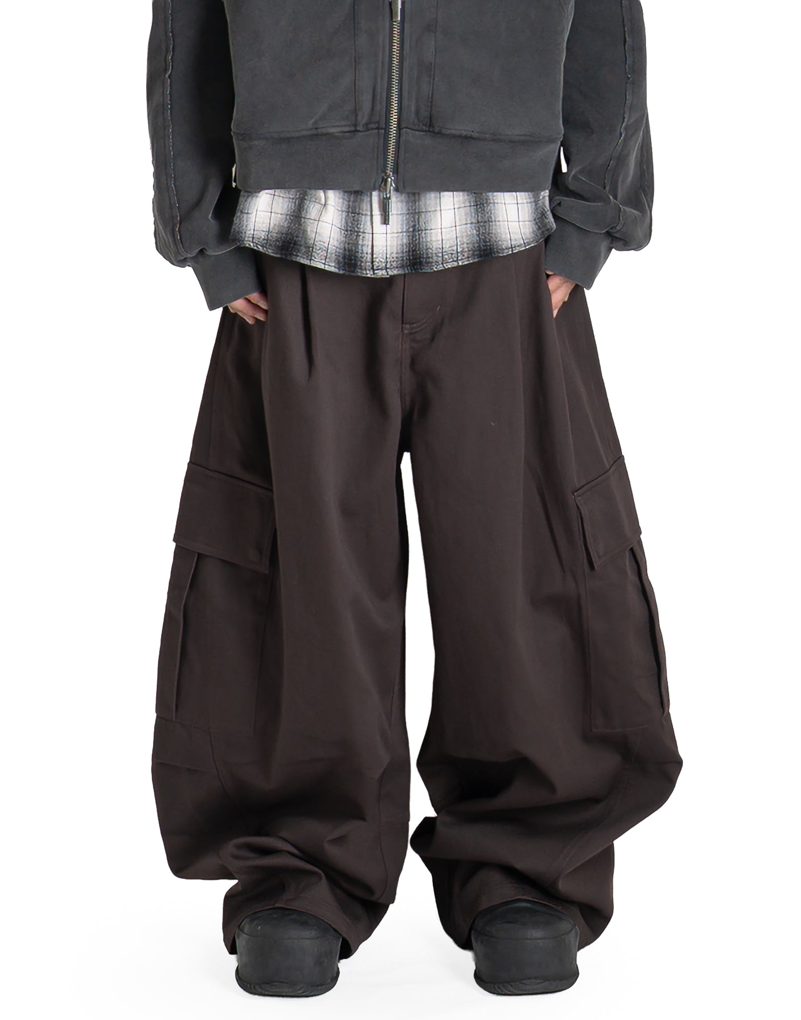 FENG CHEN WANG - LOOSE FIT CARGO PANTS - 082plus