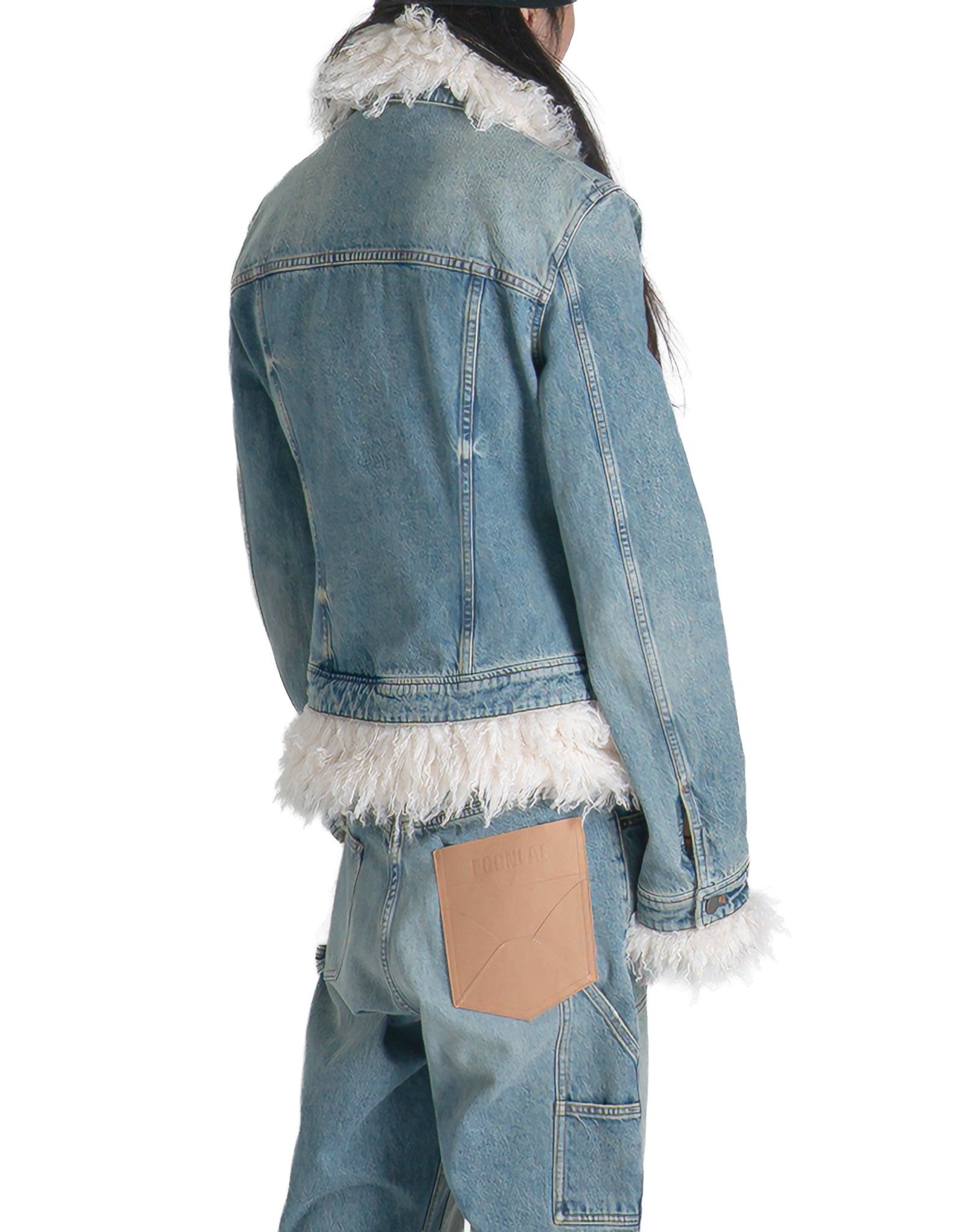 EgonLab - FUR DENIM JACKET - 082plus
