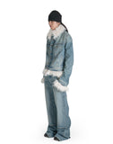 EgonLab - FUR DENIM JACKET - 082plus
