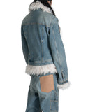 EgonLab - FUR DENIM JACKET - 082plus