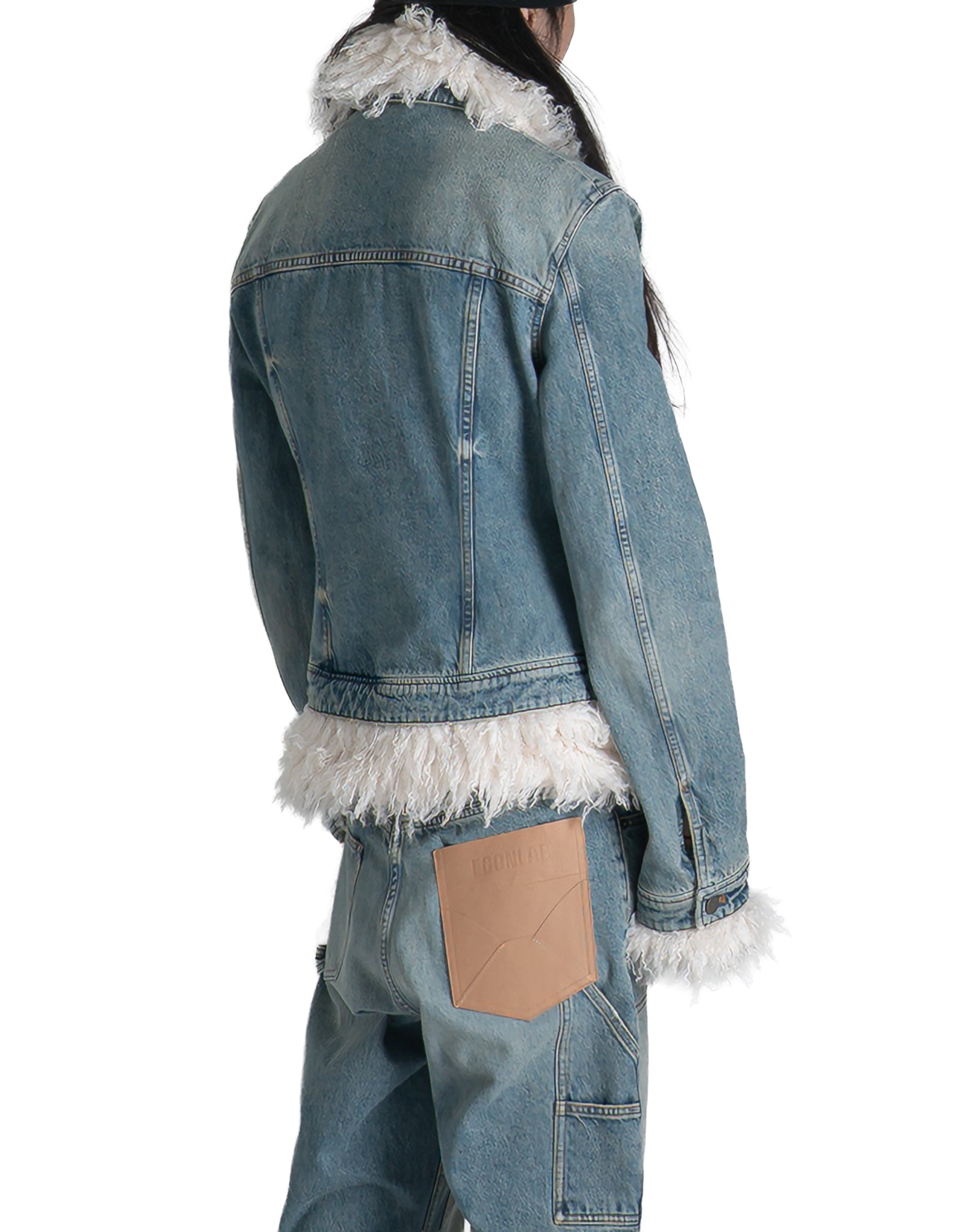 EgonLab - FUR DENIM JACKET - 082plus