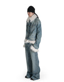 EgonLab - FUR DENIM JACKET - 082plus