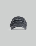 BLACK WASHED DENIM BASEBALL CAP