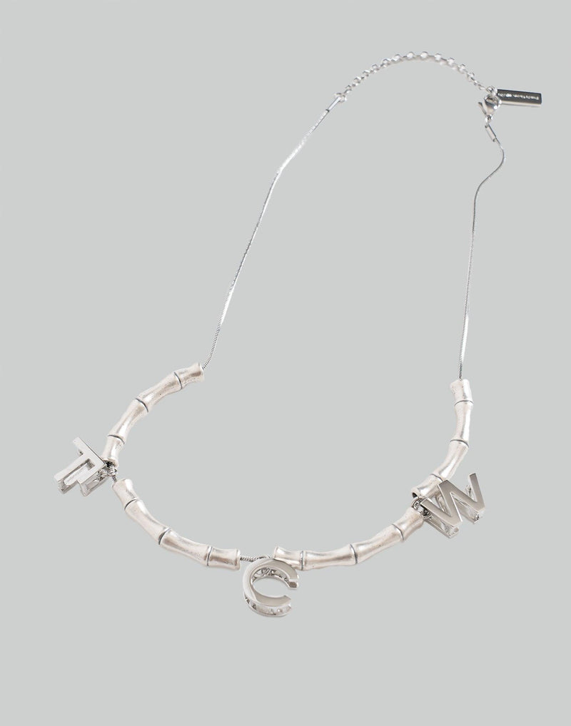 FENG CHEN WANG - SILVER BAMBOO CHOKER - 082plus