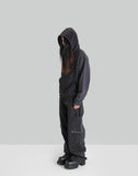 GARMENT DYE BOXY HOODIE - 082plus