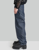 GATHERED BELT TROUSERS