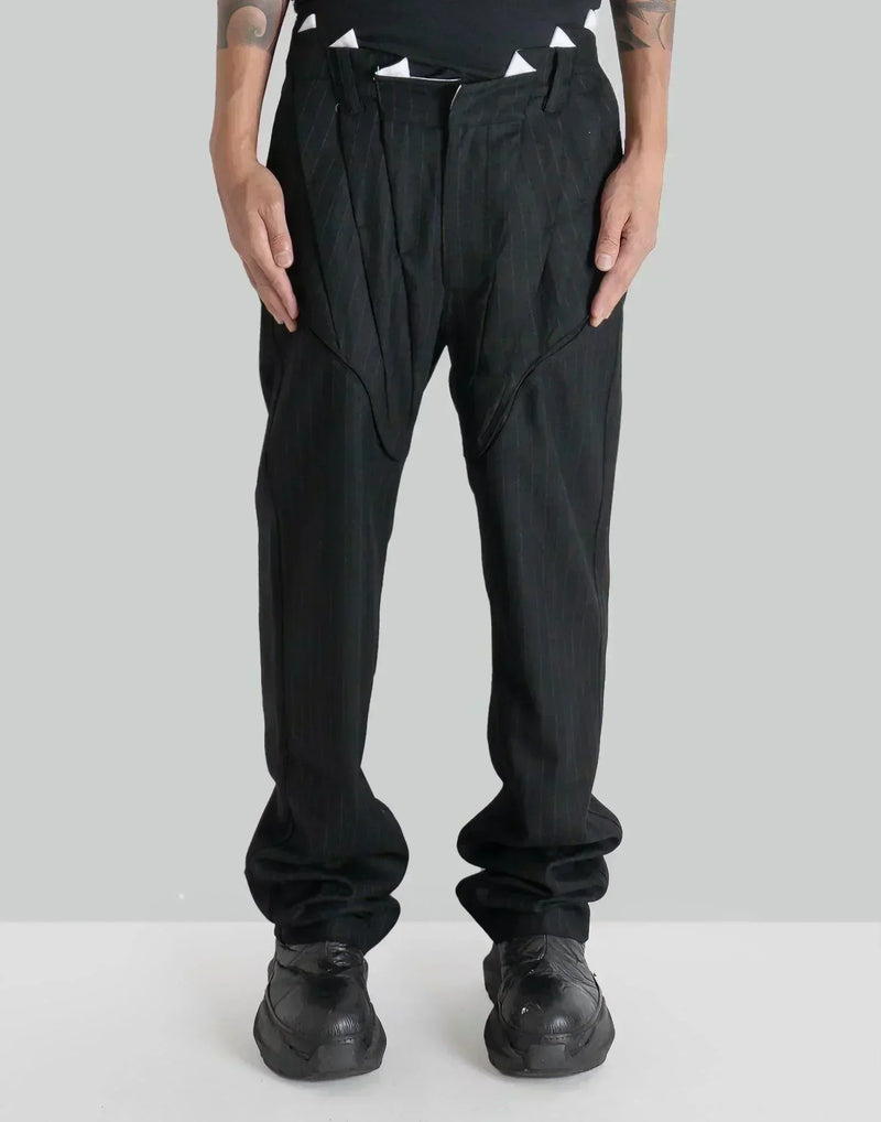 JUNTAE KIM - GATHERED CORSET SLACKS - 082plus