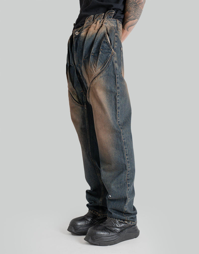 JUNTAE KIM - GATHERED CORSET TROUSERS - 082plus