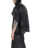 DINGYUN ZHANG - GRID CAMO PANELLED T-SHIRT - 082plus