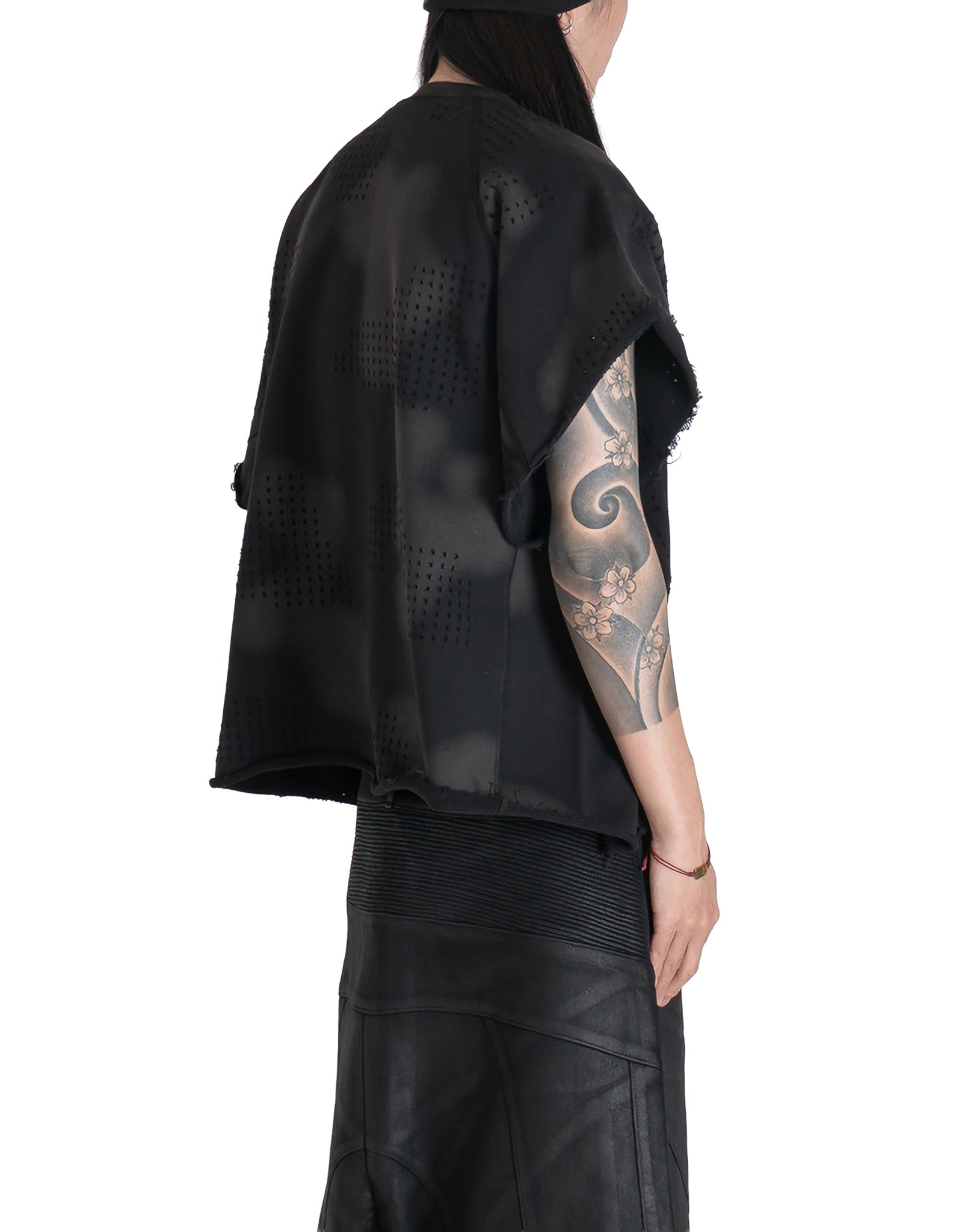 DINGYUN ZHANG - GRID CAMO PANELLED T-SHIRT - 082plus