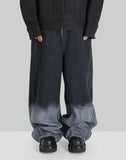 Gradient Tie Dye Denim Trousers - 082plus