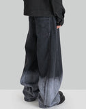 Gradient Tie Dye Denim Trousers - 082plus