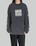 ''HARDCORE WELLNESS'' OVERSIZED LONGSLEEVE