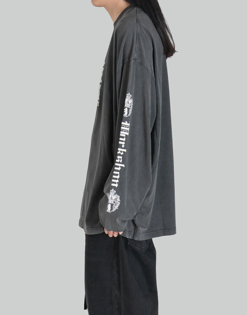 032C - ''HARDCORE WELLNESS'' OVERSIZED LONGSLEEVE - 082plus
