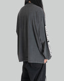 ''HARDCORE WELLNESS'' OVERSIZED LONGSLEEVE