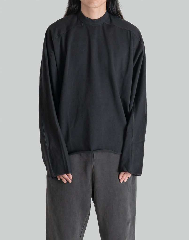 Entire Studios Men's' Heavy Long Sleeve T-Shirt in Black