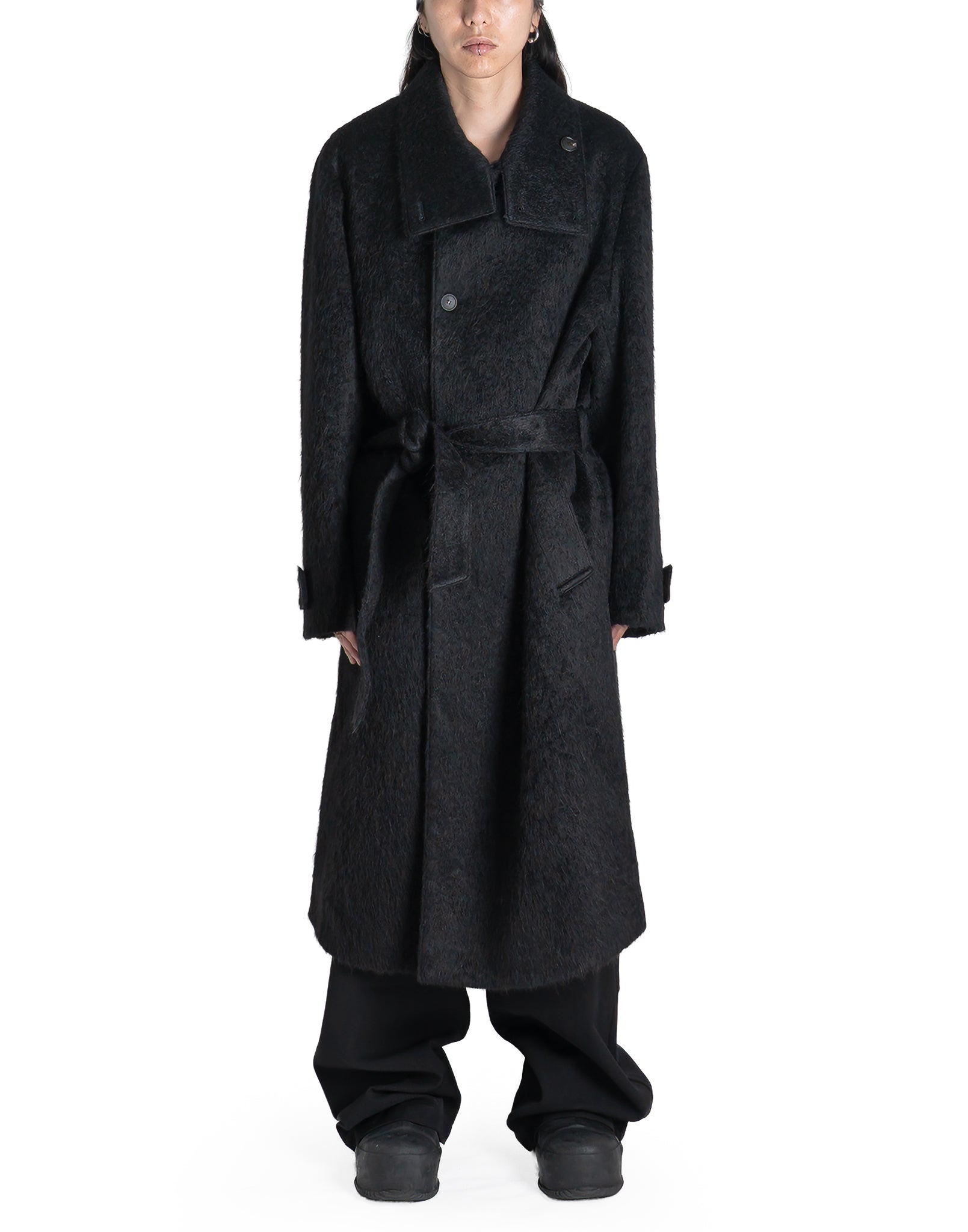 JiyongKim - x LANSMERE HIGH-NECK COLLAR COAT - 082plus