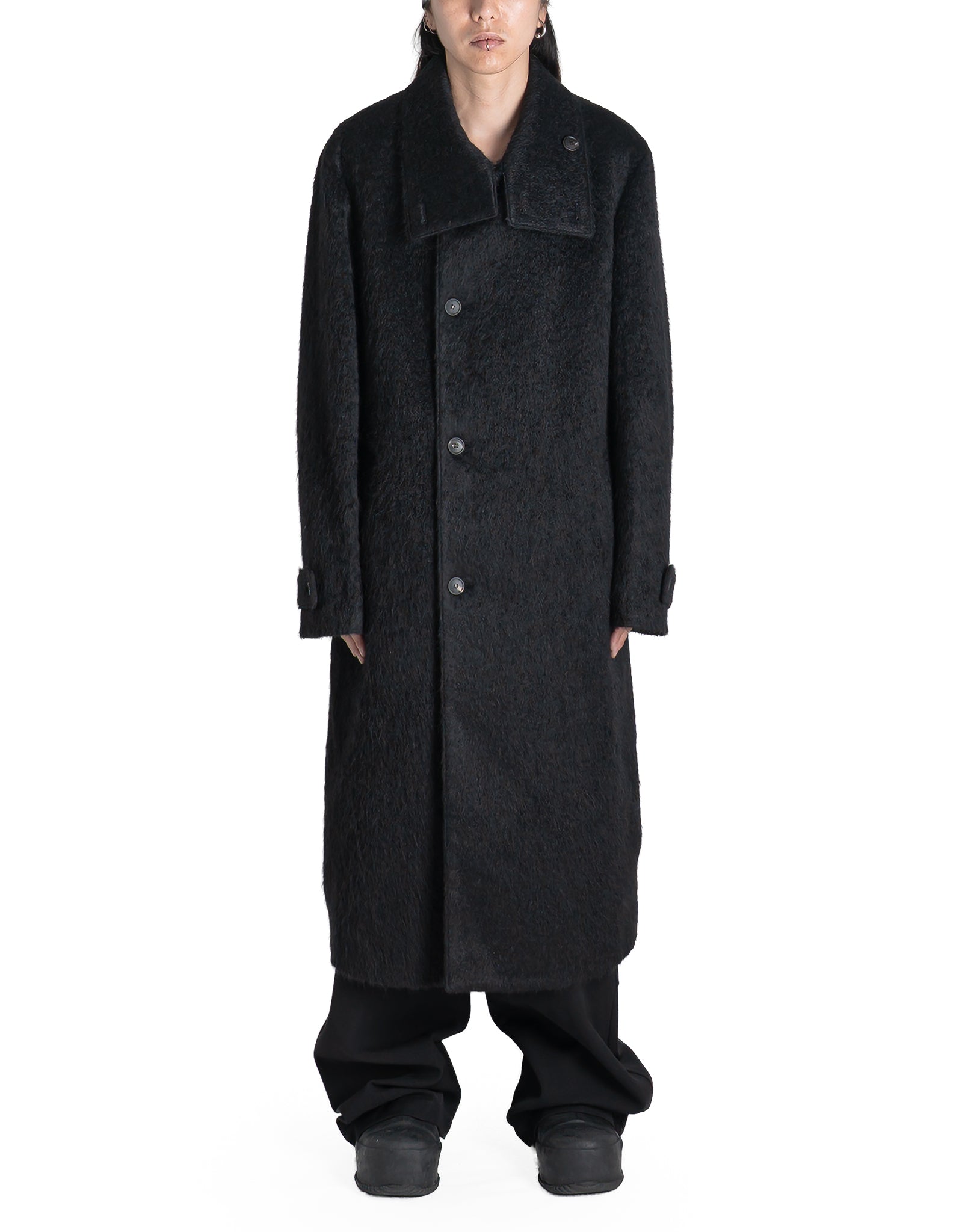 JiyongKim - x LANSMERE HIGH-NECK COLLAR COAT - 082plus