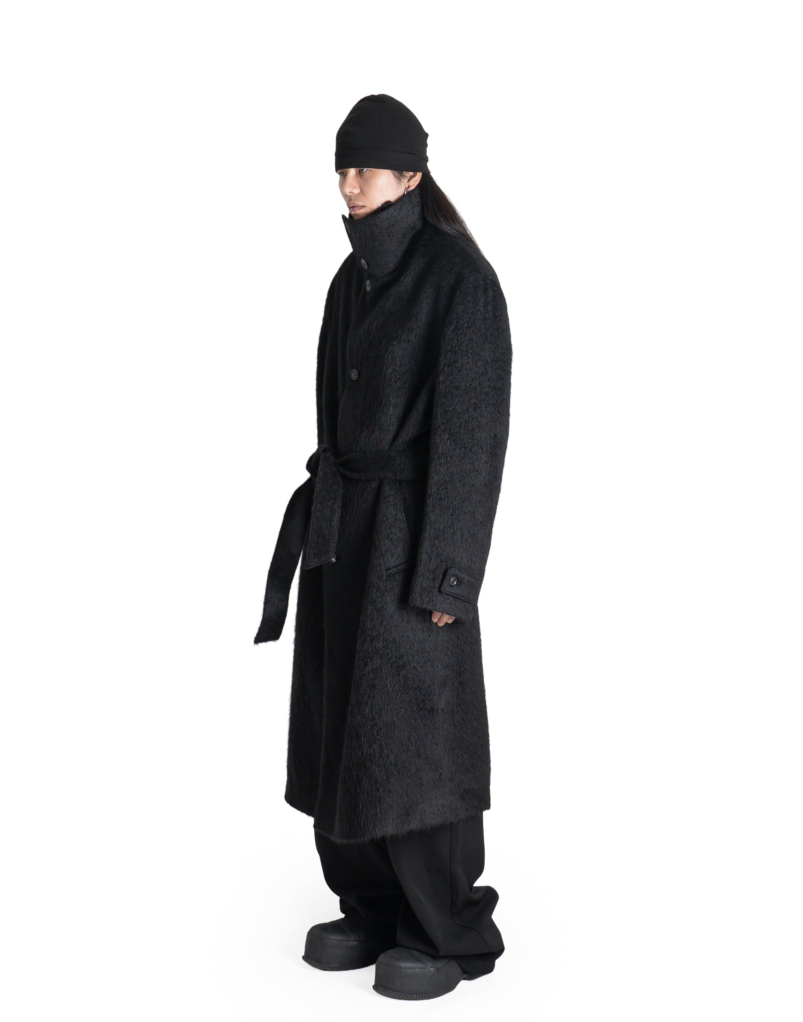 JiyongKim - x LANSMERE HIGH-NECK COLLAR COAT - 082plus