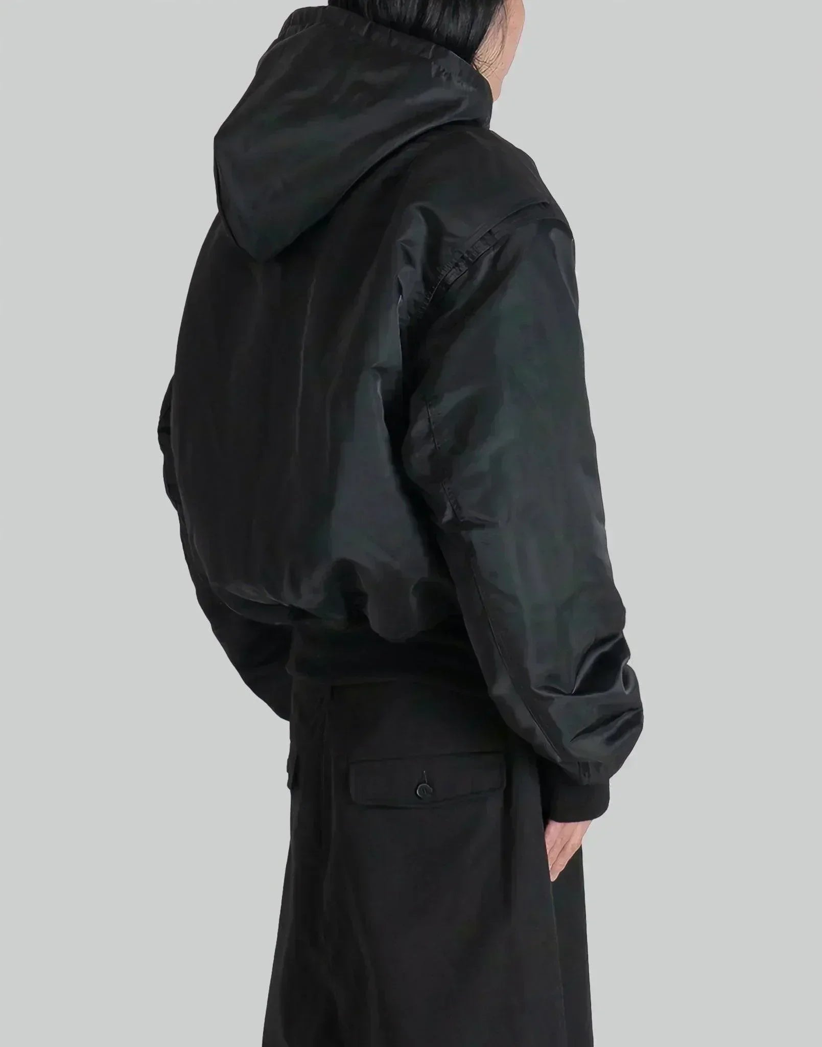 entire studios HOODED BROAD BOMBER – 082plus