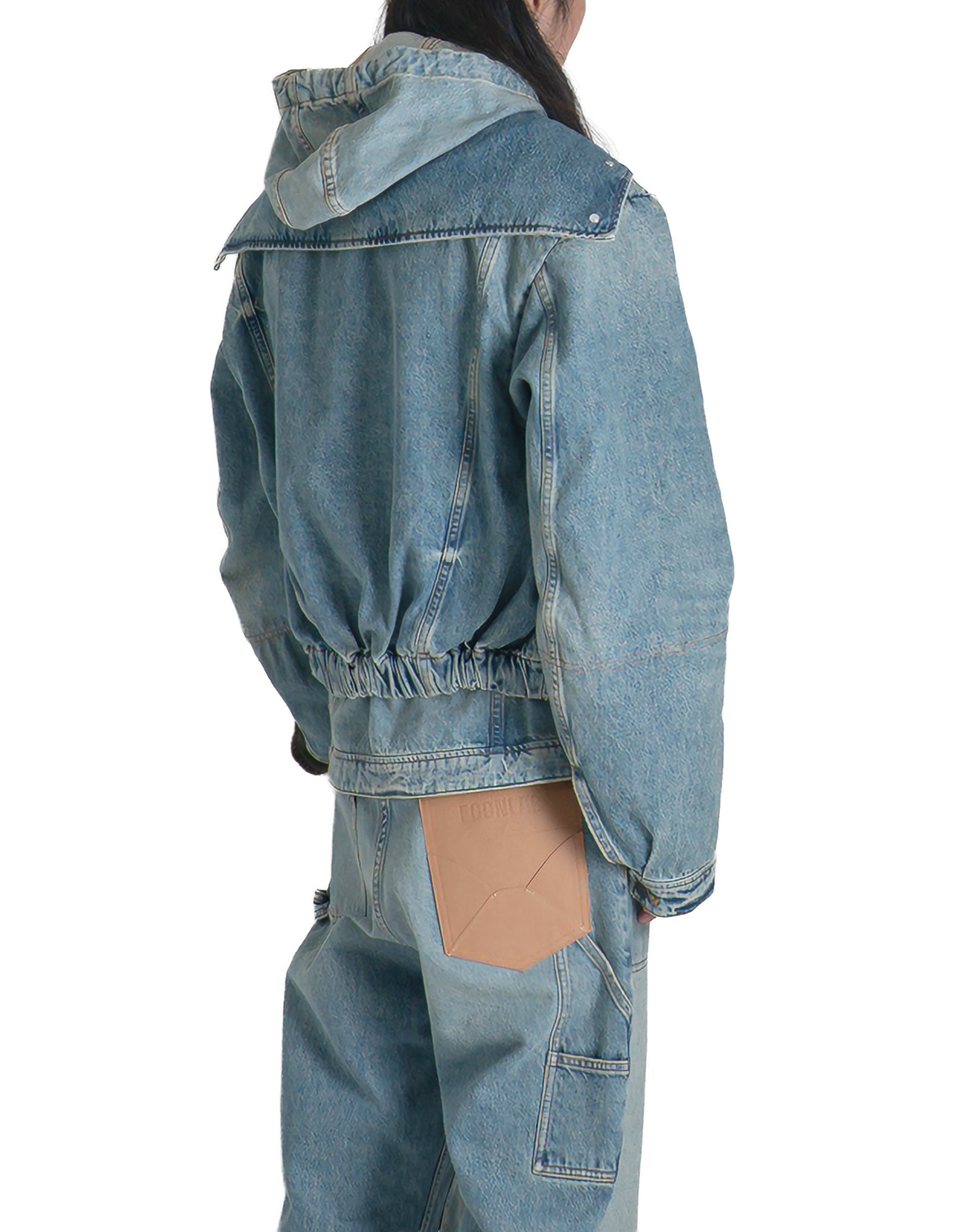EgonLab - HOODED DENIM BOMBER - 082plus