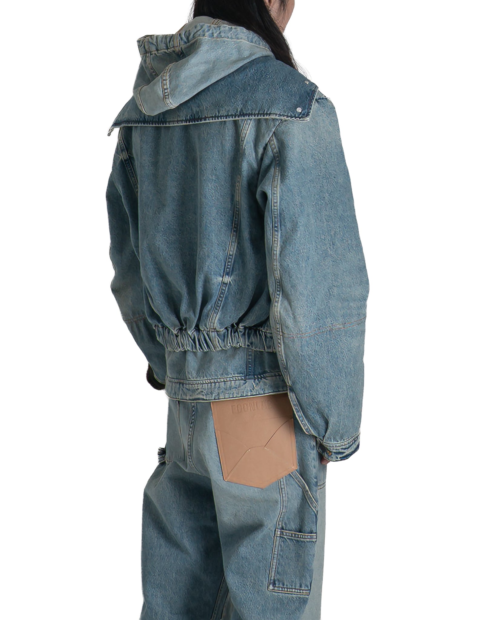 EgonLab - HOODED DENIM BOMBER - 082plus