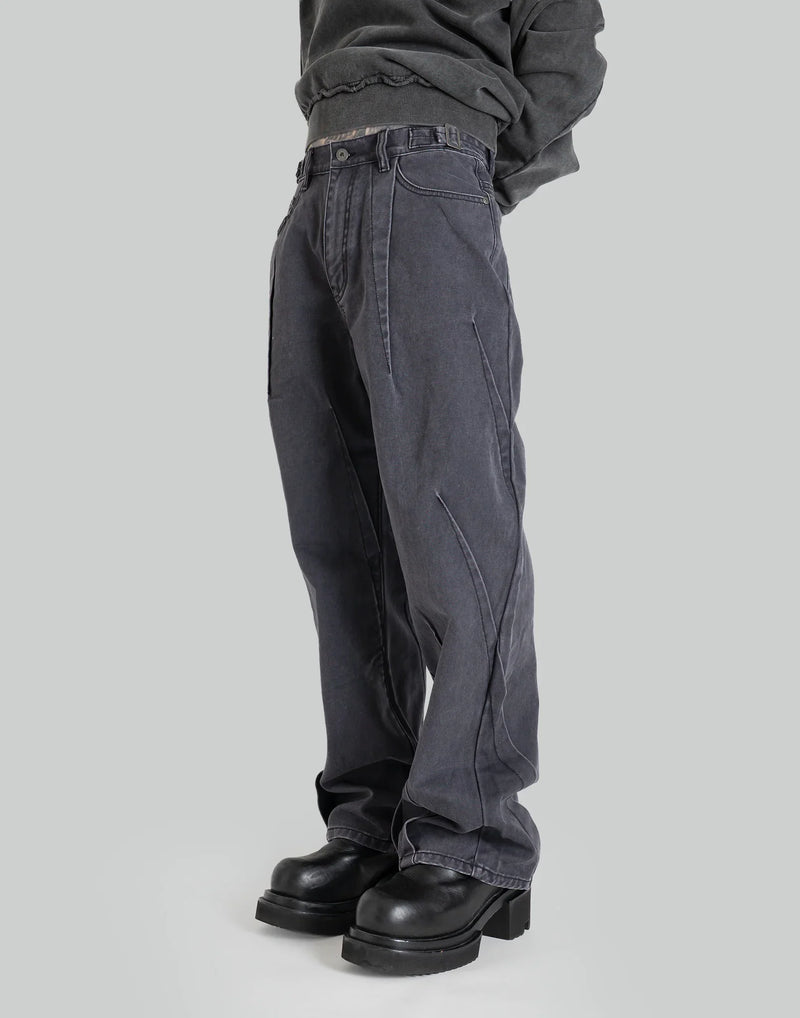 FENG CHEN WANG - Heavy Weight Deconstructed Denim - 082plus