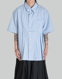 IRREGULAR PLEATS SHIRT