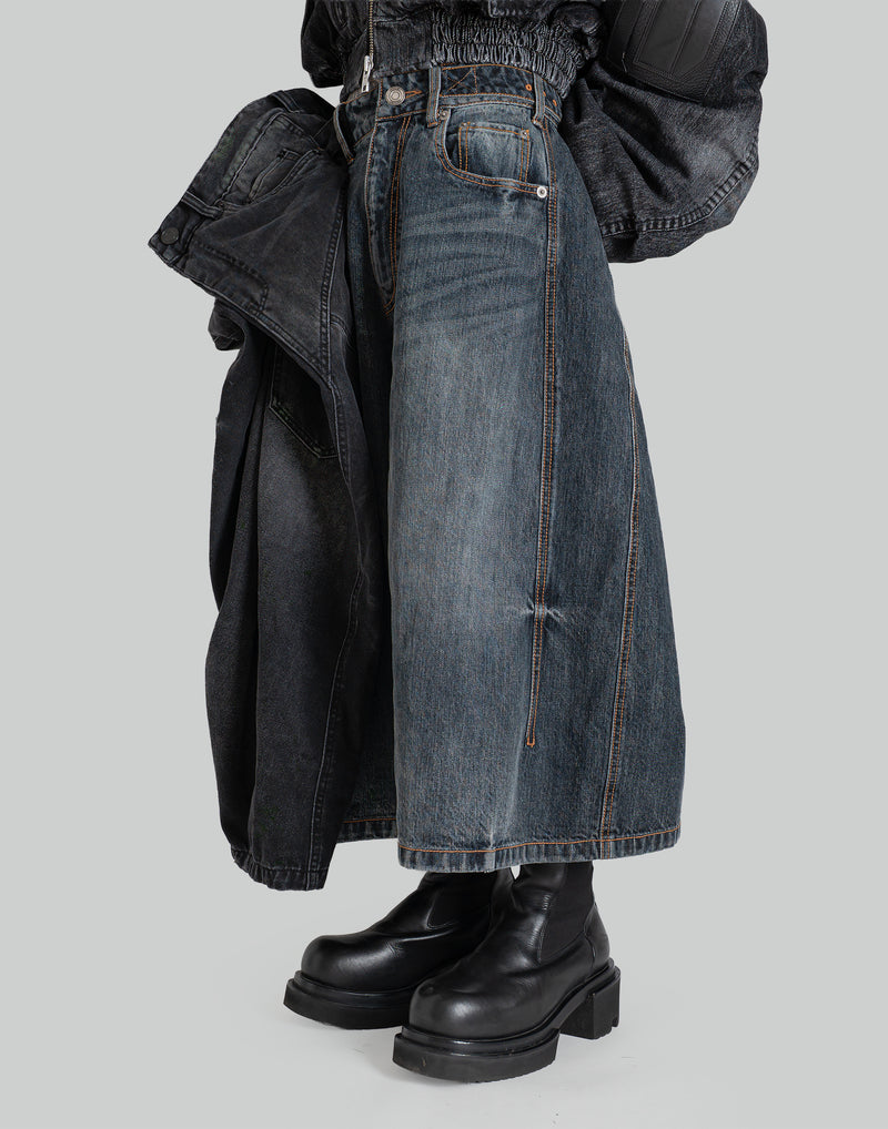 [Runway] DENIM FOLDING PANTS