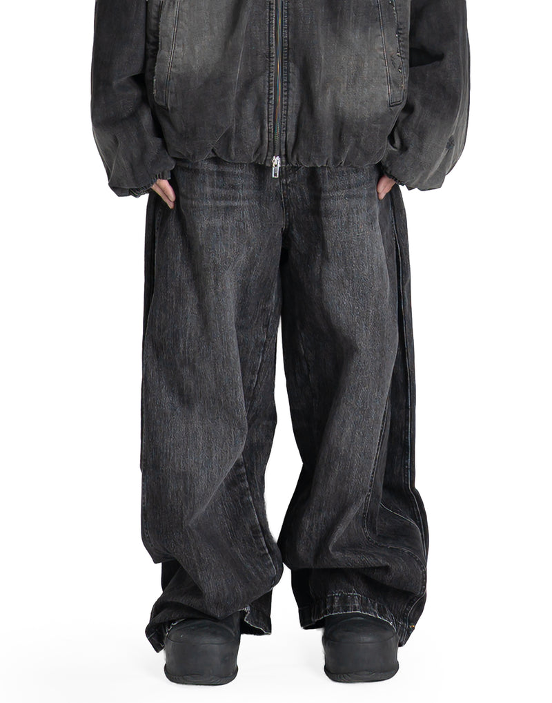 Juun.J - WIDE FLAP DENIM PANTS - 082plus