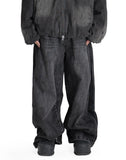 Juun.J - WIDE FLAP DENIM PANTS - 082plus