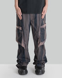 SUN-BLEACHED DRAPED POCKET TROUSERS