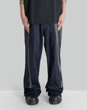 SUN-BLEACHED PATCHWORKED STRAIGHT TROUSERS