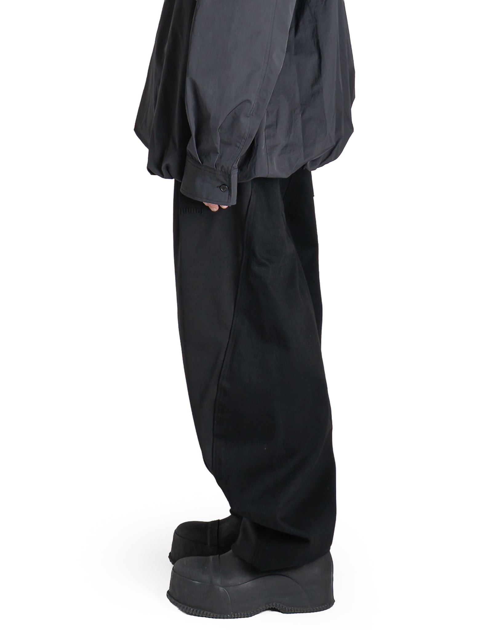 Juun.J - JERSEY DENIM HYBRID TROUSERS - 082plus