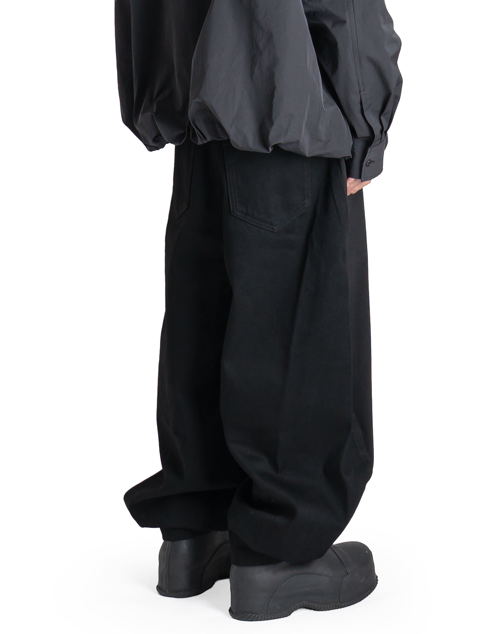 Juun.J - JERSEY DENIM HYBRID TROUSERS - 082plus