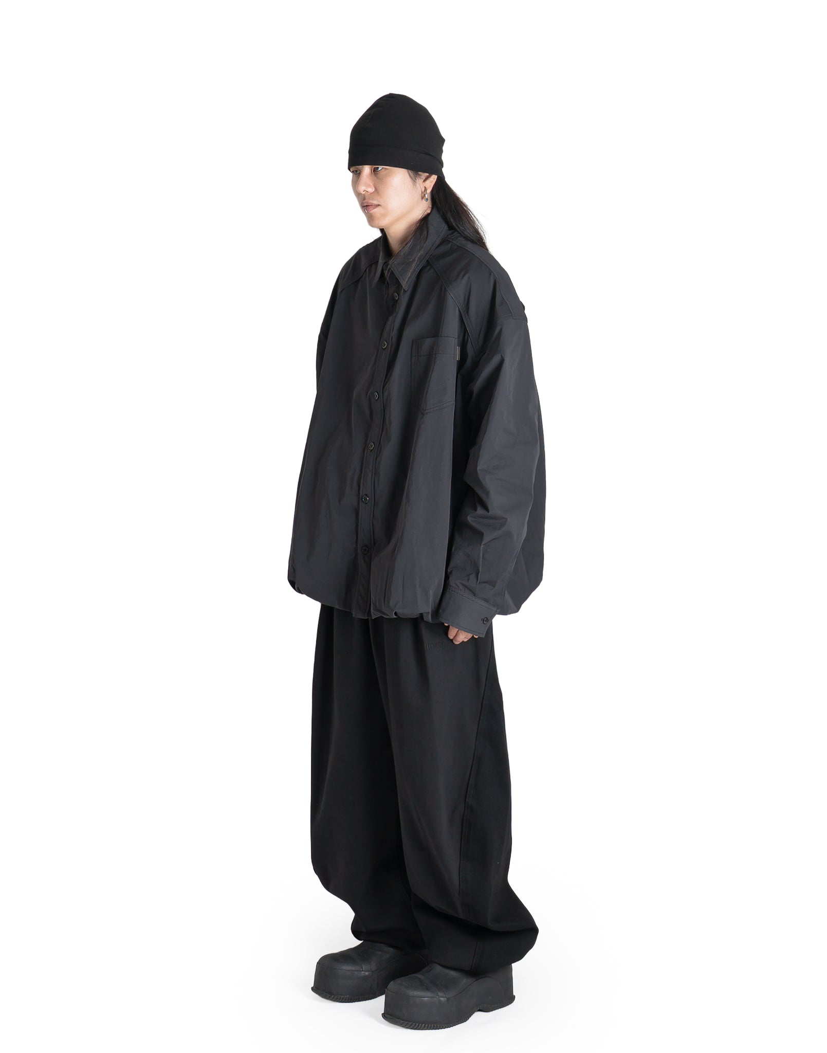 Juun.J - JERSEY DENIM HYBRID TROUSERS - 082plus