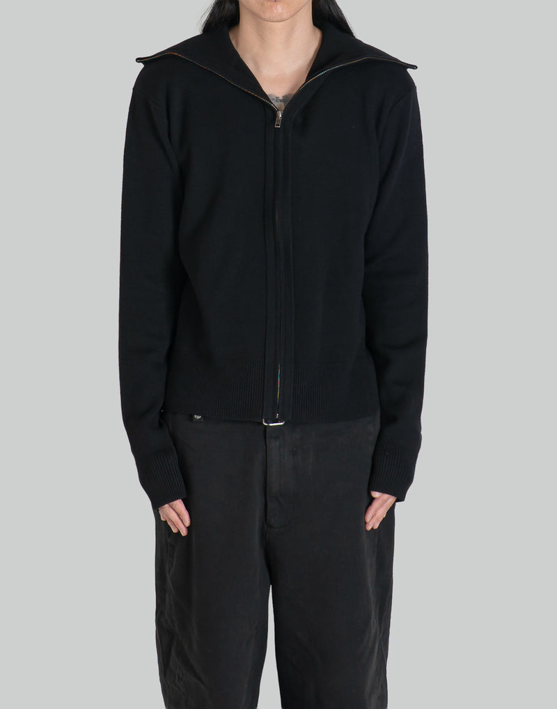 entire studios - KNIT ZIP UP JACKET - 082plus