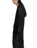 LACE PULLOVER WITH FRINGE