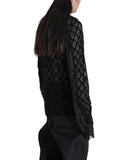LACE PULLOVER WITH FRINGE