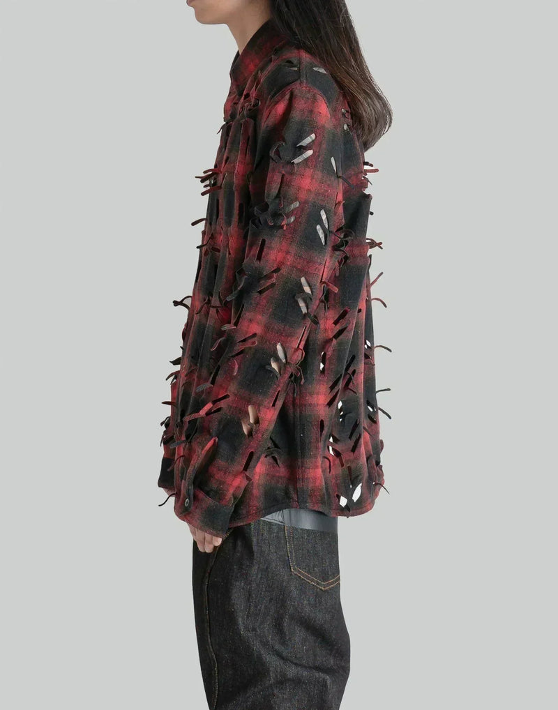 JUNTAE KIM - LASER-SLASHED SHIRTS - 082plus