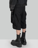 JiyongKim - LAYERED STRAP HALF TROUSERS - 082plus
