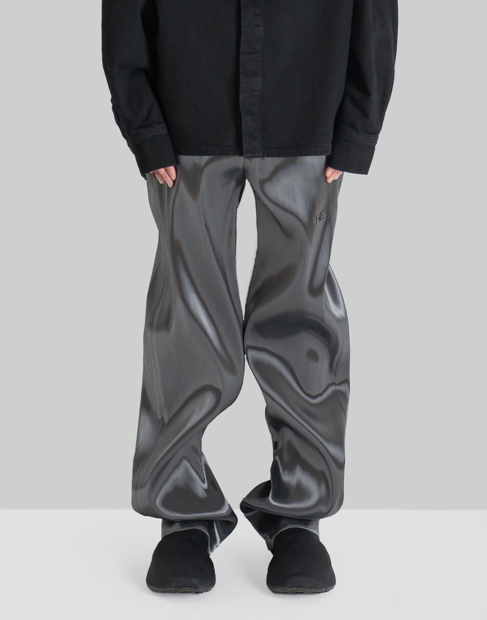 HELIOT EMIL LIQUID METAL TROUSERS – 082plus
