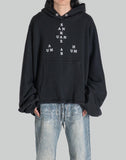 LOGO DRAWSTRING HEM HOODIE