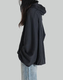 LOGO DRAWSTRING HEM HOODIE - 082plus
