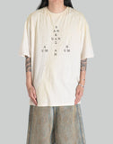 LOGO OVERSIZED BLEACHED T-SHIRT